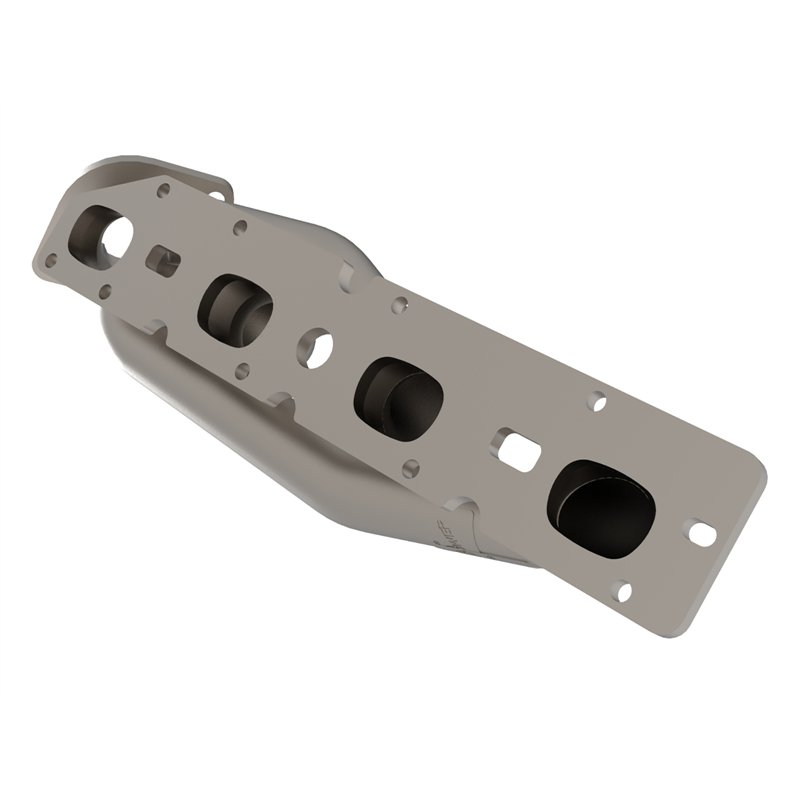 aFe Power | Twisted Steel 304 Stainless Steel Short Tube Header w/ Titanium Coat Finish