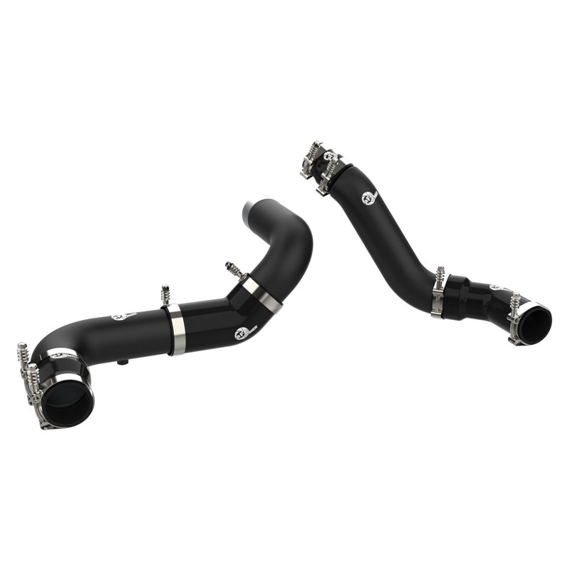 aFe Power | BladeRunner 2-1/2 IN & 3 IN Aluminum Hot and Cold Charge Pipe Kit Black - Ram 1500 / Classic 3.0L 2016-2019