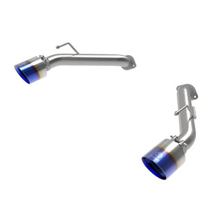 aFe Power | Takeda 2-1/2 IN 304 Stainless Steel Axle-Back Exhaust System w/ Blue Flame Tip - Z 3.0T 2023-2025