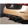 aFe Power | Takeda 2-1/2 IN 304 Stainless Steel Cat-Back Exhaust System w/ Black Tips - Q50 3.7L 2014-2015