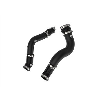aFe Power | BladeRunner Aluminum Hot and Cold Charge Pipe Kit Black - Ram 2500 / 3500 6.7L 2019-2023