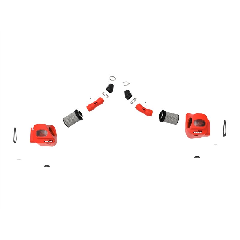 aFe Power | Momentum GT Cold Air Intake System Red w/ Pro DRY S Filter - LX600 3.4T 2022-2024