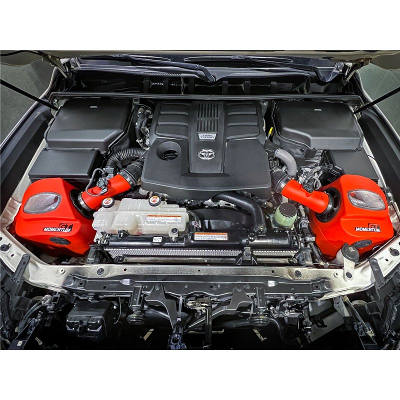 aFe Power | Momentum GT Cold Air Intake System Red w/ Pro DRY S Filter - LX600 3.4T 2022-2024