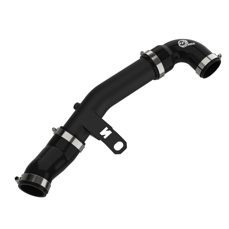 aFe Power | BladeRunner 2-1/2 IN Aluminum Hot Charge Pipe Black - Veloster N 2.0T 2019-2022