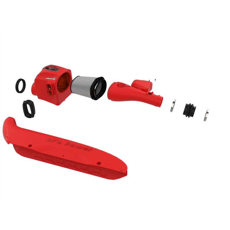 aFe Power | Momentum GT Cold Air Intake System Red w/ Pro DRY S Filter - Tacoma 3.5L 2016-2023