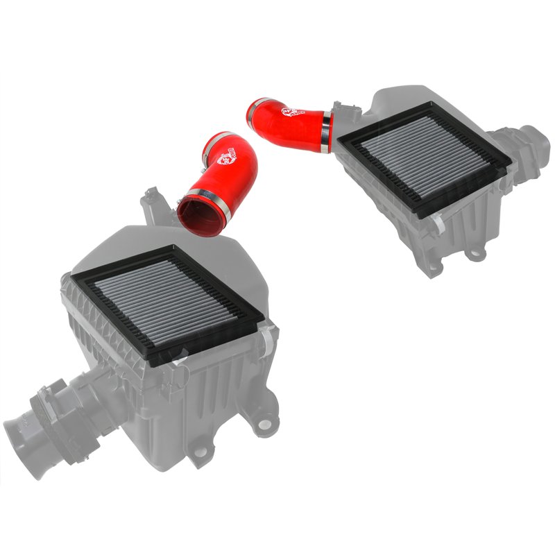 aFe Power | Super Stock Induction System Red w/ Pro DRY S Filter - Sequoia / Tundra 3.4T 2022-2025