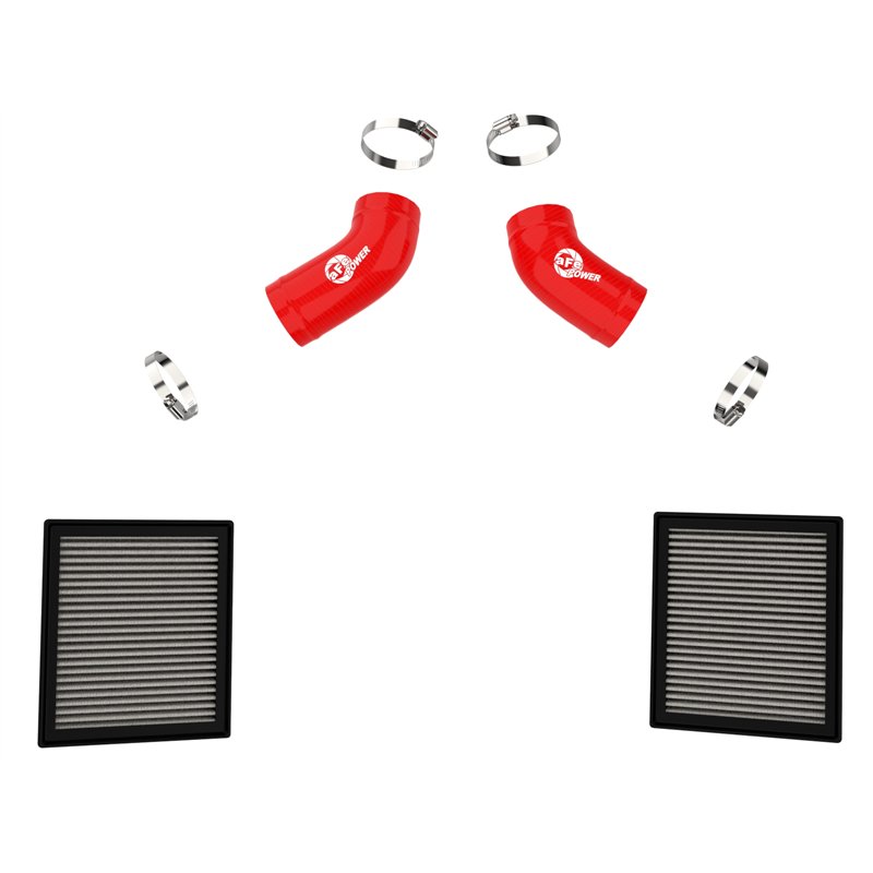 aFe Power | Super Stock Induction System Red w/ Pro DRY S Filter - Sequoia / Tundra 3.4T 2022-2025