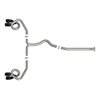 aFe Power | Takeda 3 IN to 2-1/2 IN 304 Stainless Steel Cat-Back Exhaust System w/ Black T - WRX 2.4T 2022-2025