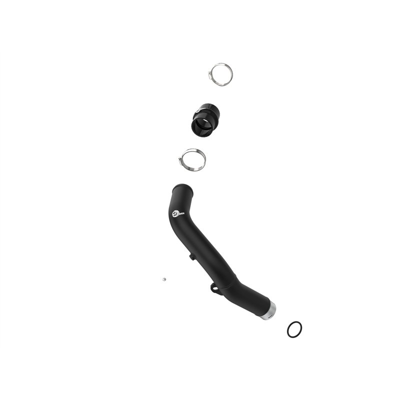 aFe Power | BladeRunner 2-1/2 IN Aluminum Hot Charge Pipe Black - Outback / WRX 2.4T 2020-2025