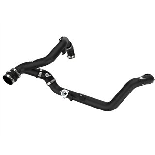 aFe Power | BladeRunner 2-1/4 IN Aluminum Hot Charge Pipe Black - Explorer / Aviator 3.0T 2020-2021