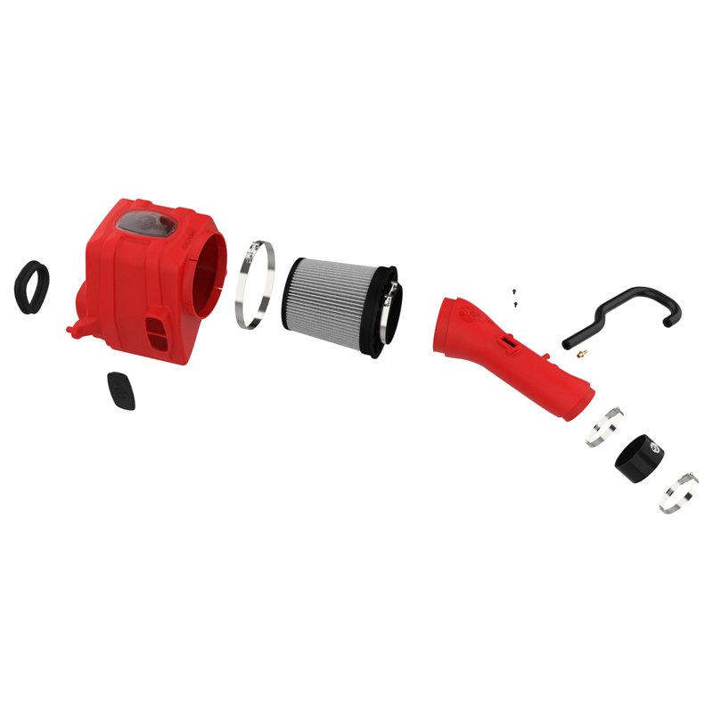 aFe Power | Momentum GT Cold Air Intake System Red w/ Pro DRY S Filter - Tundra 5.7L 2007-2021