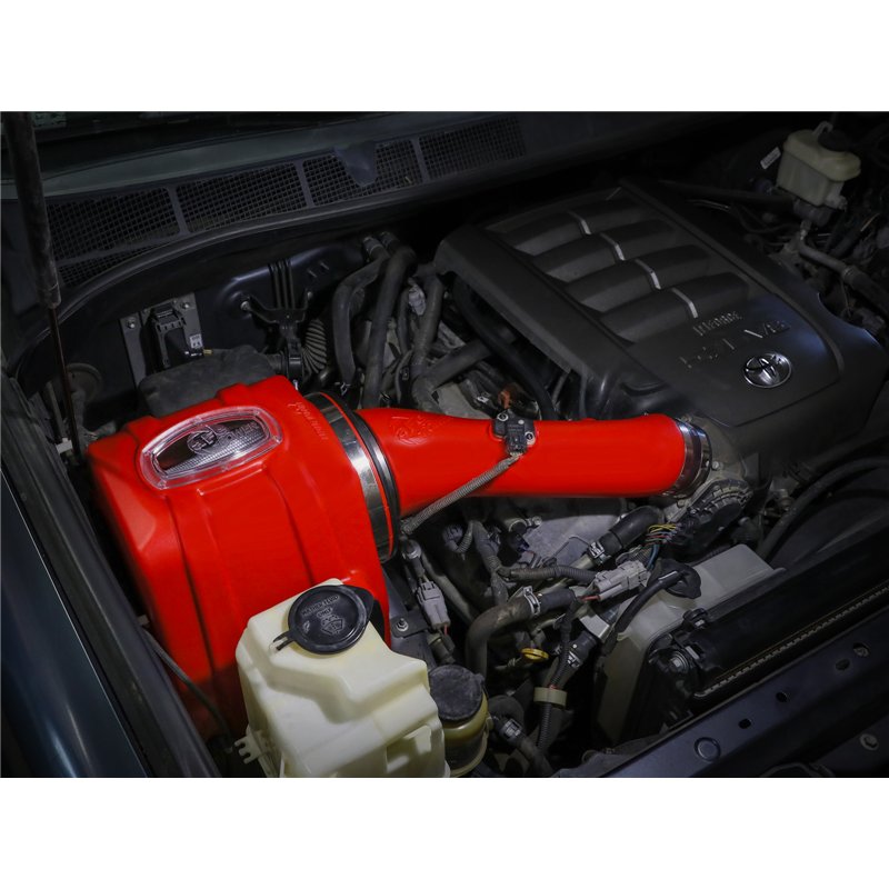 aFe Power | Momentum GT Cold Air Intake System Red w/ Pro DRY S Filter - Tundra 5.7L 2007-2021