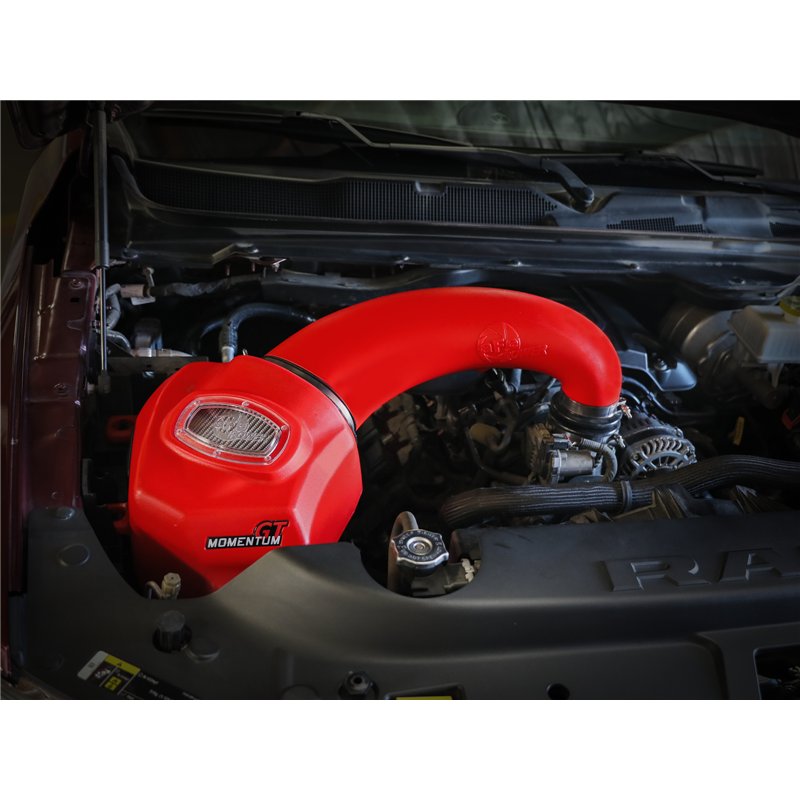 aFe Power | Momentum GT Cold Air Intake System Red w/ Pro DRY S Filter - Ram 1500 5.7L 2019-2024