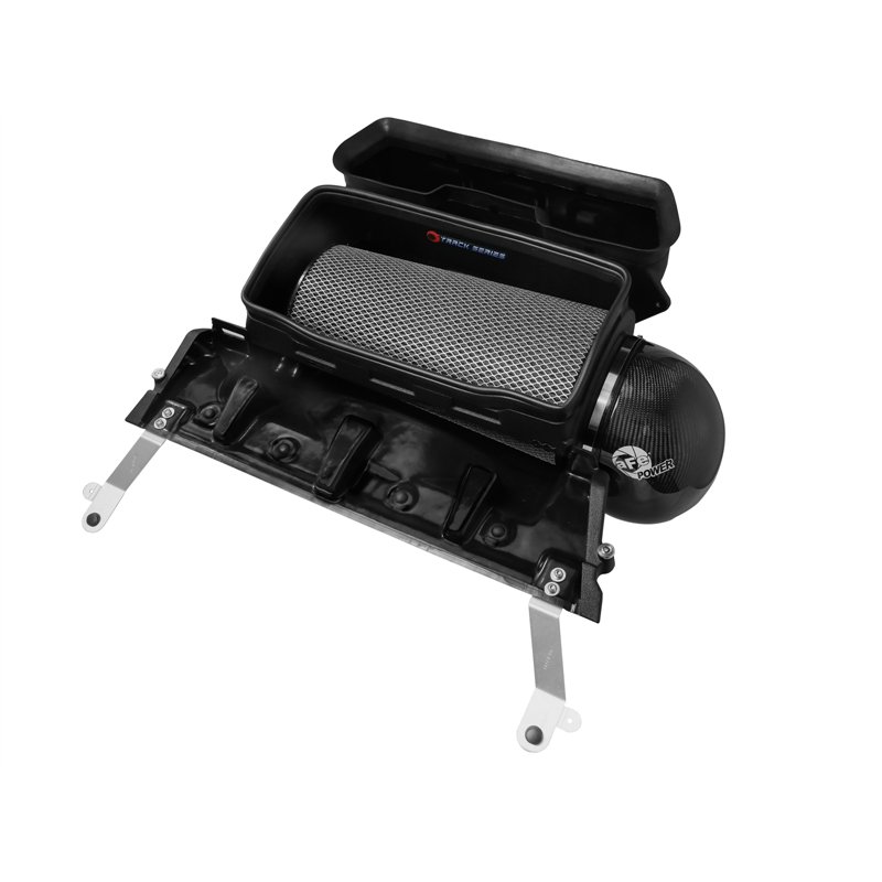 aFe Power | Track Series Carbon Fiber Intake System w/ Pro 5R Filter Black - Ram 1500 6.2L 2021-2024