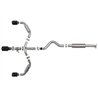 aFe Power | Gemini XV 3 IN to 2-1/2 IN 304 Stainless Steel Cat-Back Exhaust w/ Cut-Out Bla - GR Corolla 1.6T 2023-2025