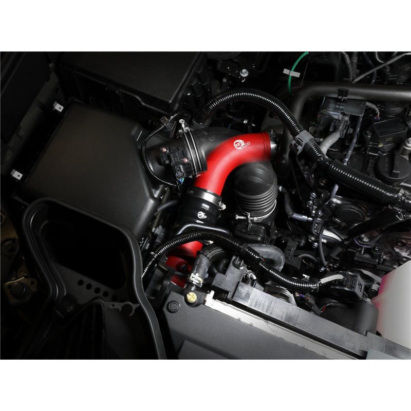 aFe Power | BladeRunner Aluminum Hot and Cold Charge Pipe Kit Red - Land Cruiser / Tacoma 2.4T 2024-2025