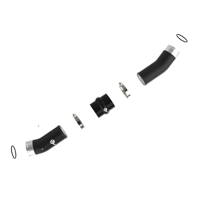 aFe Power | BladeRunner 3 IN Aluminum Cold Charge Pipe Black - Land Cruiser / Tacoma 2.4T 2024-2025
