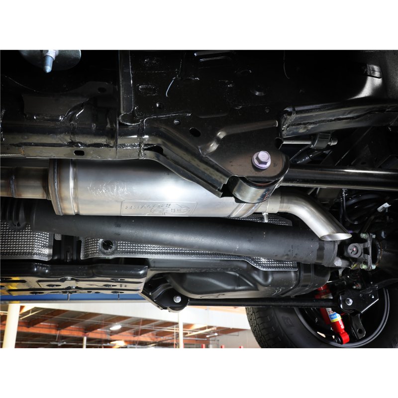 aFe Power | ROCK BASHER 2-1/2 IN 409 Stainless Steel Cat-Back Exhaust System - Tacoma 2.4T 2024-2025