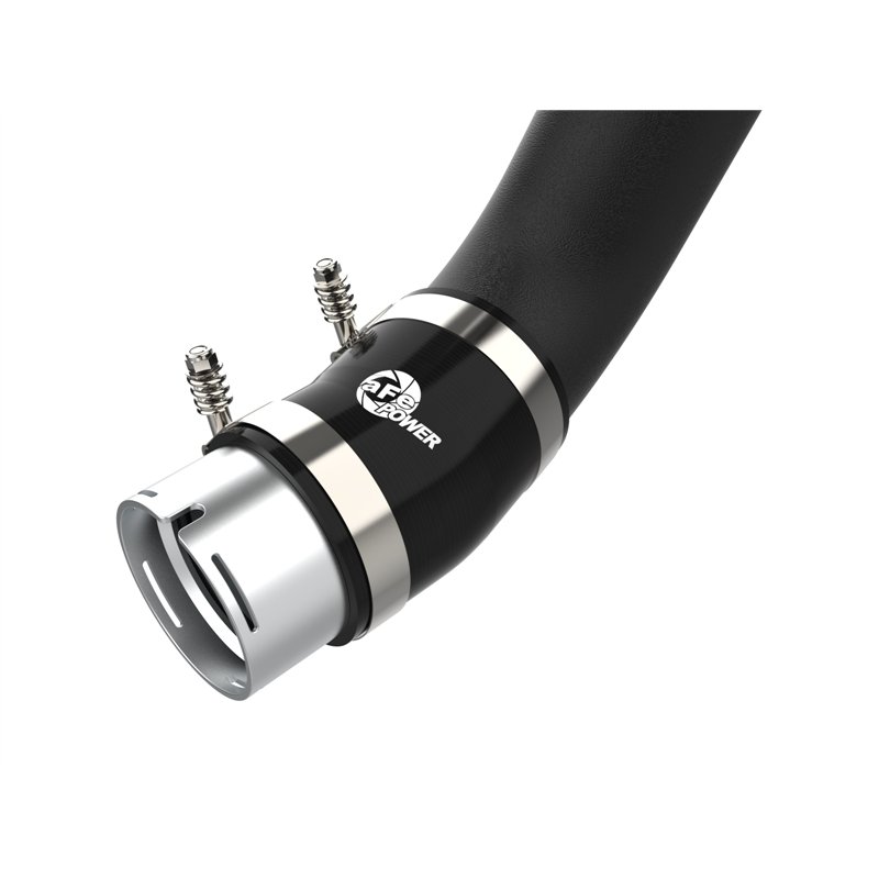 aFe Power | BladeRunner Aluminum Hot and Cold Charge Pipe Kit Black - Silverado / Sierra 2500 HD / 3500 HD 6.6L 2024-2025