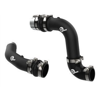aFe Power | BladeRunner Aluminum Hot and Cold Charge Pipe Kit Black - F-250 / F-350 6.7L 2023-2025