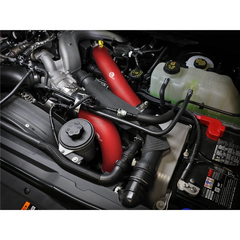 aFe Power | BladeRunner Aluminum Hot and Cold Charge Pipe Kit Red - F-250 / F-350 6.7L 2023-2025