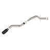 aFe Power | Large Bore-HD 5 IN 409 Stainless Steel DPF-Back Exhaust System w/Black Tip