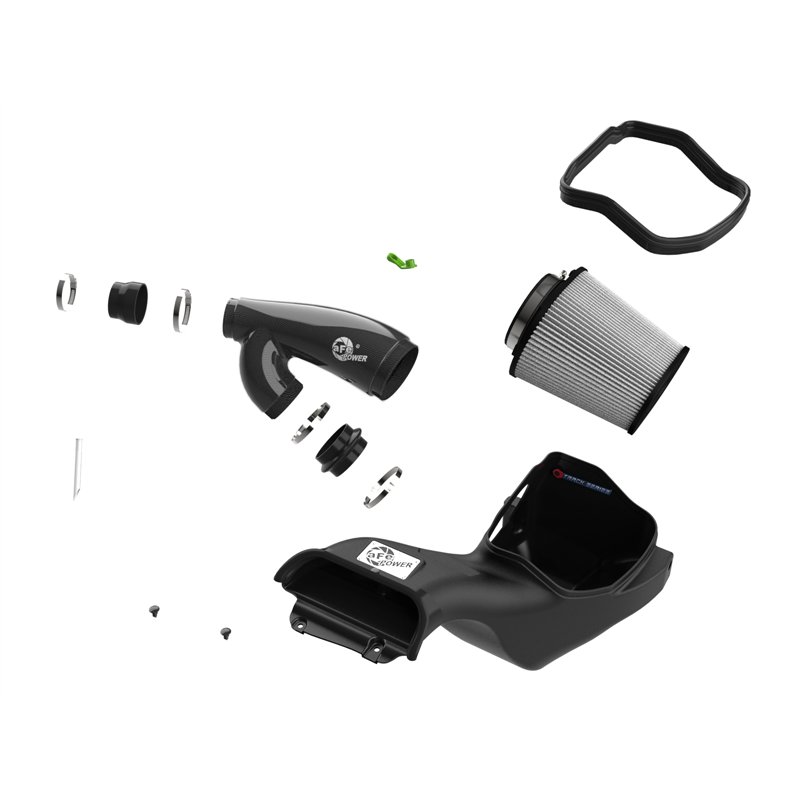 aFe Power | Track Series Carbon Fiber Intake System w/ Pro DRY S Filter - Expedition / F-150 / Navigator 3.5T 2021-2025