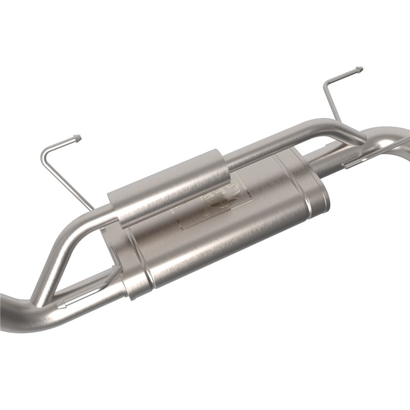 aFe Power | Vulcan Series 2-1/2 IN Stainless Steel Cat-Back Exhaust w/Black Tip - Land Cruiser 2.4T 2024-2025