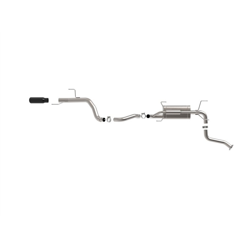aFe Power | Vulcan Series 2-1/2 IN Stainless Steel Cat-Back Exhaust w/Black Tip - Land Cruiser 2.4T 2024-2025