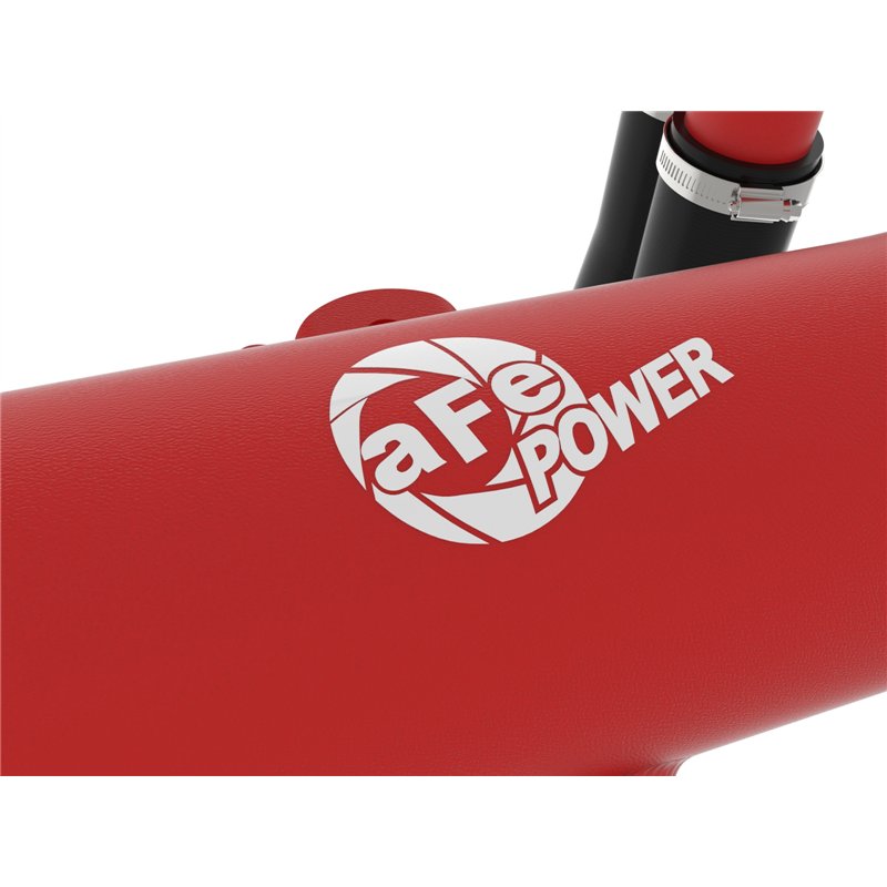 aFe Power | BladeRunner 2-1/4 IN & 3 IN Aluminum Hot and Cold Charge Pipe Kit Red - Bronco / Ranger 3.0T 2022-2025