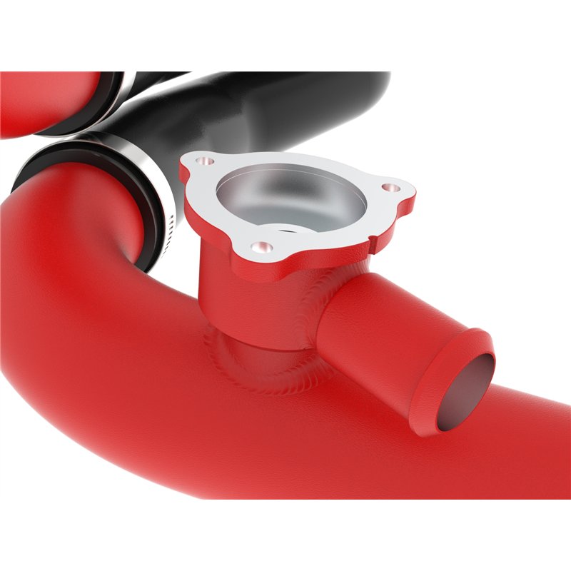 aFe Power | BladeRunner 2-1/4 IN & 3 IN Aluminum Hot and Cold Charge Pipe Kit Red - Bronco / Ranger 3.0T 2022-2025