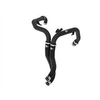 aFe Power | BladeRunner 2-1/4 IN Aluminum Hot Charge Pipe Black - Bronco / Ranger 3.0T 2022-2025