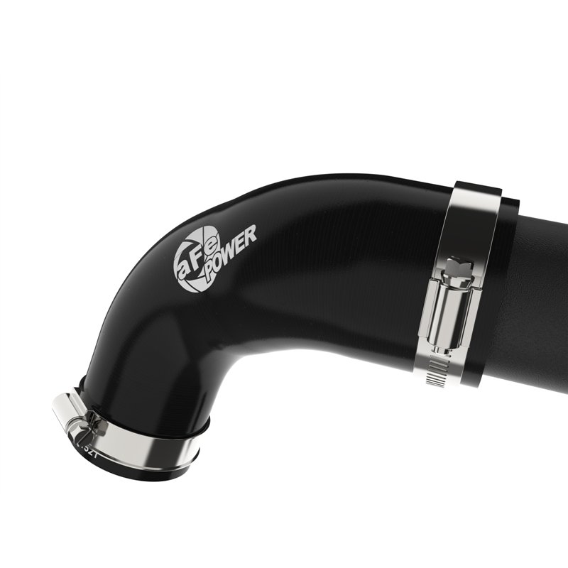 aFe Power | BladeRunner 2-1/4 IN Aluminum Hot Charge Pipe Black - Bronco / Ranger 3.0T 2022-2025