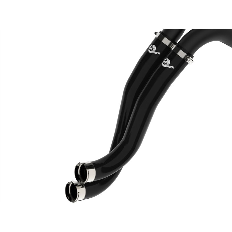 aFe Power | BladeRunner 2-1/4 IN Aluminum Hot Charge Pipe Black - Bronco / Ranger 3.0T 2022-2025