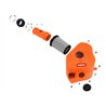 aFe Power | Takeda Momentum Cold Air Intake System Orange w/ Pro DRY S Filter - GR Corolla 1.6T 2023-2025