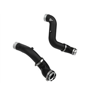 aFe Power | BladeRunner 2-1/2 IN & 3 IN Aluminum Hot and Cold Charge Pipe Kit Black - Colorado / Canyon 2.7T 2023-2026
