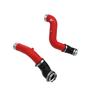 aFe Power | BladeRunner 2-1/2 IN & 3 IN Aluminum Hot and Cold Charge Pipe Kit Red - Colorado / Canyon 2.7T 2023-2026