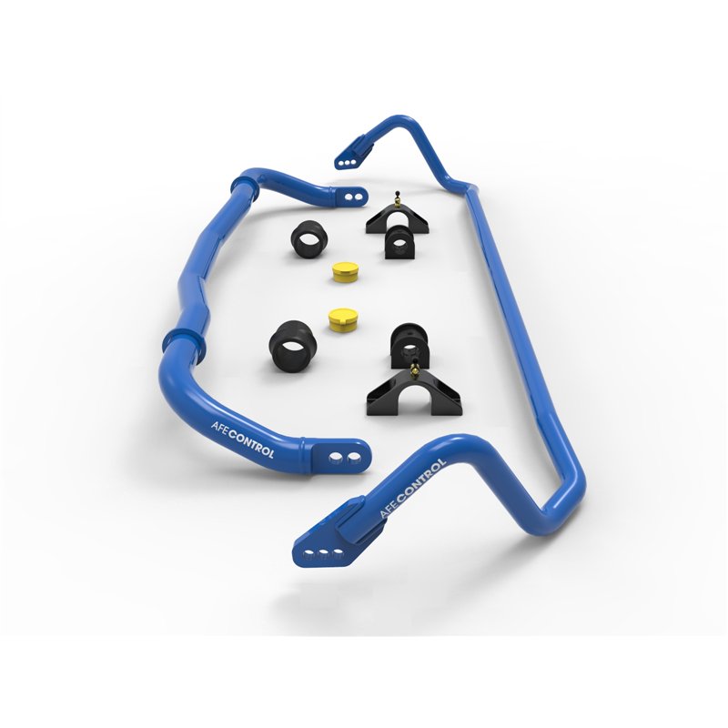 aFe Power | aFe CONTROL Front and Rear Sway Bar Set Blue - Challenger / Charger 2006-2023