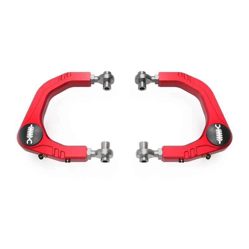 aFe Power | aFe CONTROL Billet Uniball Upper Control Arm Kit Red - 4Runner / Land Cruiser / Tacoma 2.4T 2024-2026