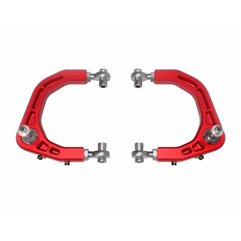 aFe Power | aFe CONTROL Billet Uniball Upper Control Arm Kit Red - 4Runner / Land Cruiser / Tacoma 2.4T 2024-2026