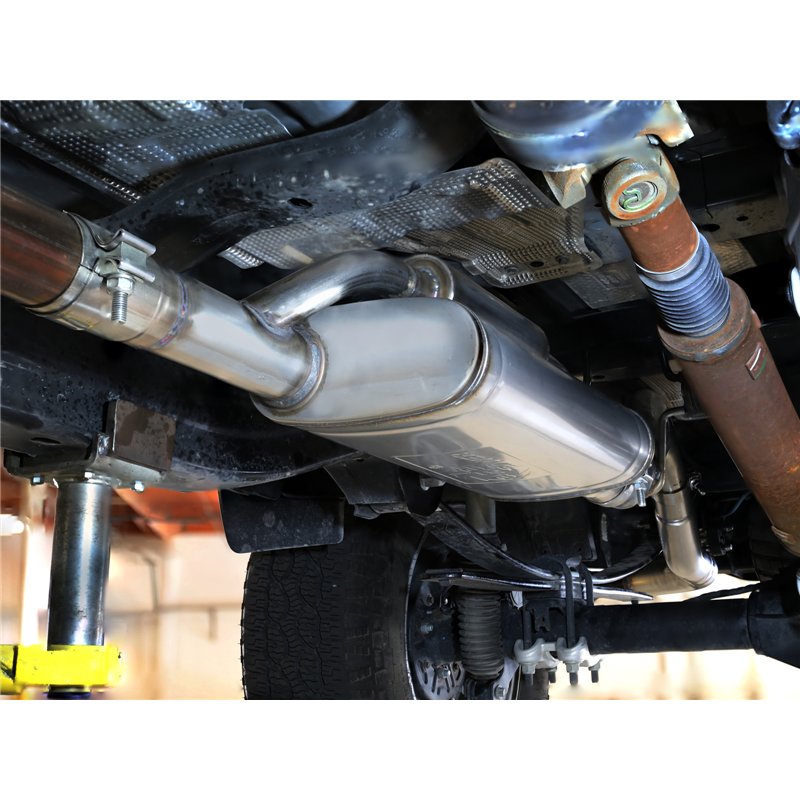 aFe Power | Vulcan Series 2-1/2 IN to 3 IN Stainless Steel Cat-Back Exhaust System Black - Ranger 2.3T 2024-2025