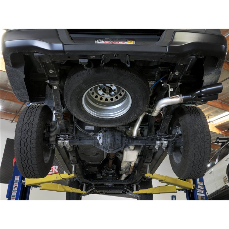 aFe Power | Vulcan Series 2-1/2 IN to 3 IN Stainless Steel Cat-Back Exhaust System Black - Ranger 2.3T 2024-2025