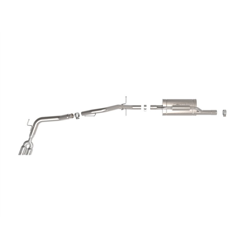 aFe Power | Vulcan Series 2-1/2 IN to 3 IN Stainless Steel Cat-Back Exhaust System Polishe - Ranger 2.3T 2024-2025
