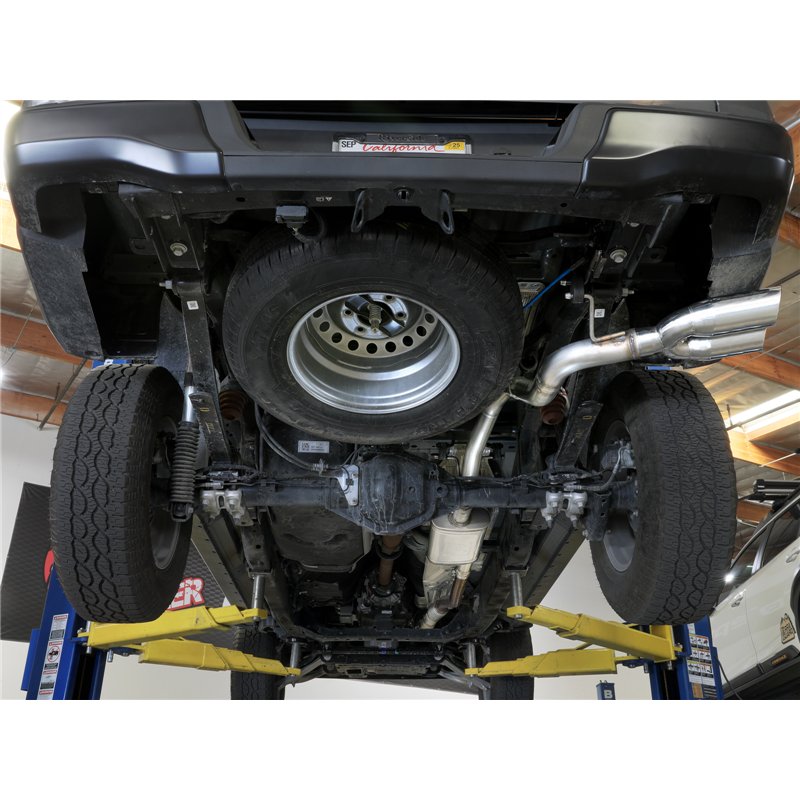 aFe Power | Vulcan Series 2-1/2 IN to 3 IN Stainless Steel Cat-Back Exhaust System Polishe - Ranger 2.3T 2024-2025
