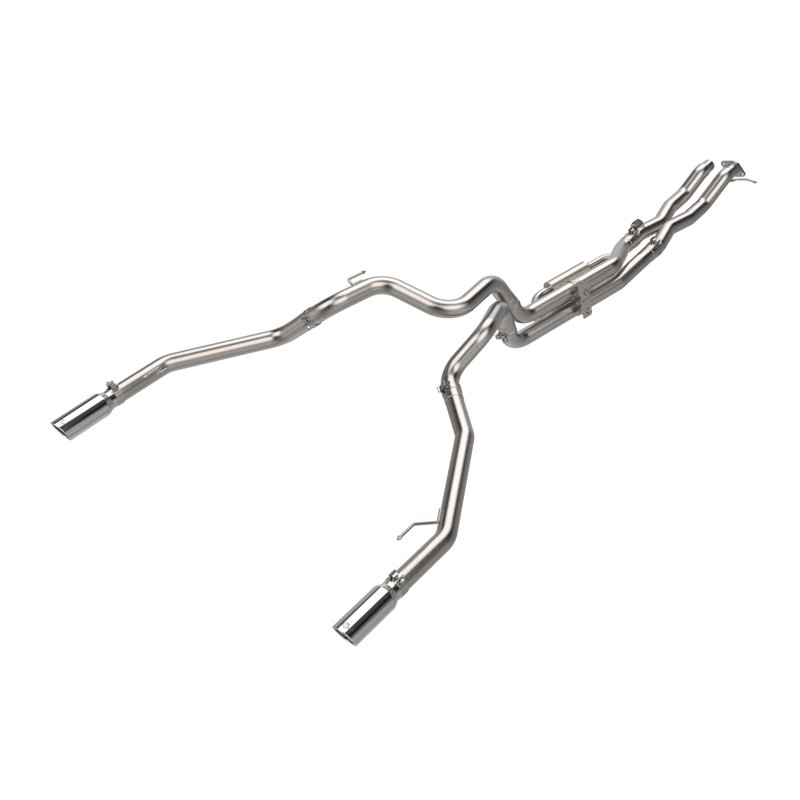 aFe Power | Vulcan Series 3 IN 304 Stainless Steel Cat-Back Exhaust System w/Polished Tip - Ranger 3.0T 2024-2026