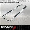 TrailFX | 3 Inch Round Bent, Rocker Panel Mount - 4Runner 2.4T 2025-2026