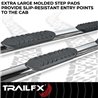 TrailFX | 4 Inch Oval Straight, Rocker Panel Mount - 4Runner 2.4T 2025-2026