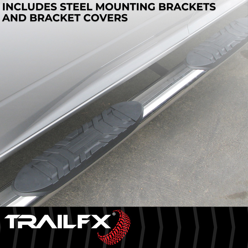 TrailFX | 4 Inch Oval Straight, Rocker Panel Mount - Land Cruiser 2.4T 2024-2025