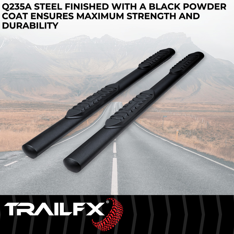 TrailFX | 4 Inch Oval Straight, Rocker Panel Mount - Land Cruiser 2.4T 2024-2025