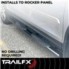 TrailFX | 4 Inch Oval Straight, Rocker Panel Mount - Land Cruiser 2.4T 2024-2025